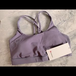 Lululemon Energy Bra Purple Quartz, Size 8